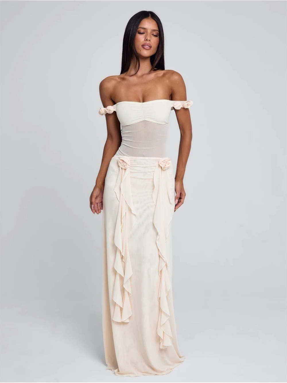 Outcast Marceline maxi dress off-shoulder